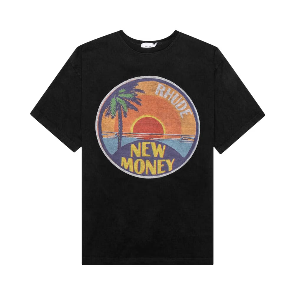 Rhude Sunset T-Shirt Vintage Black
