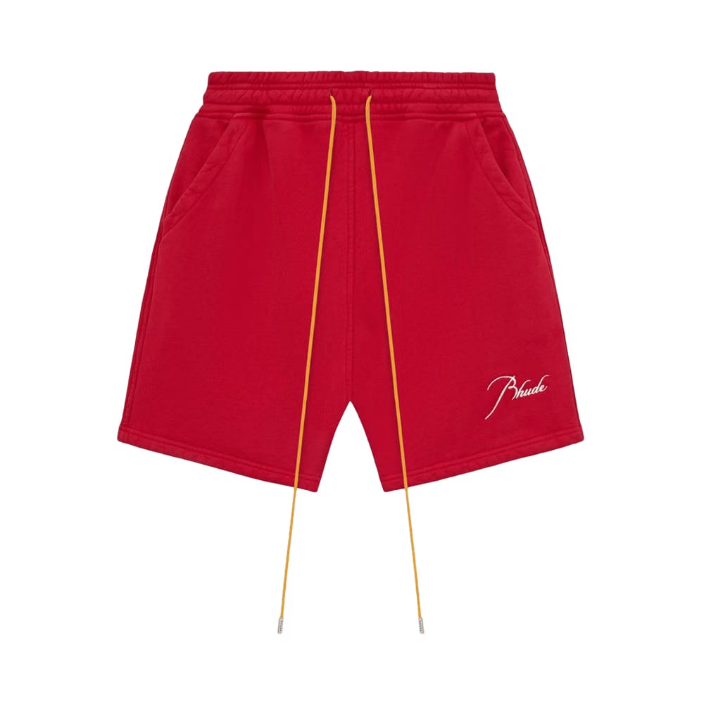 Rhude Sweatshort Red