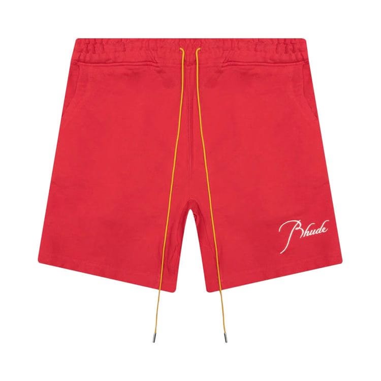 Rhude Terry Shorts Cherry Red
