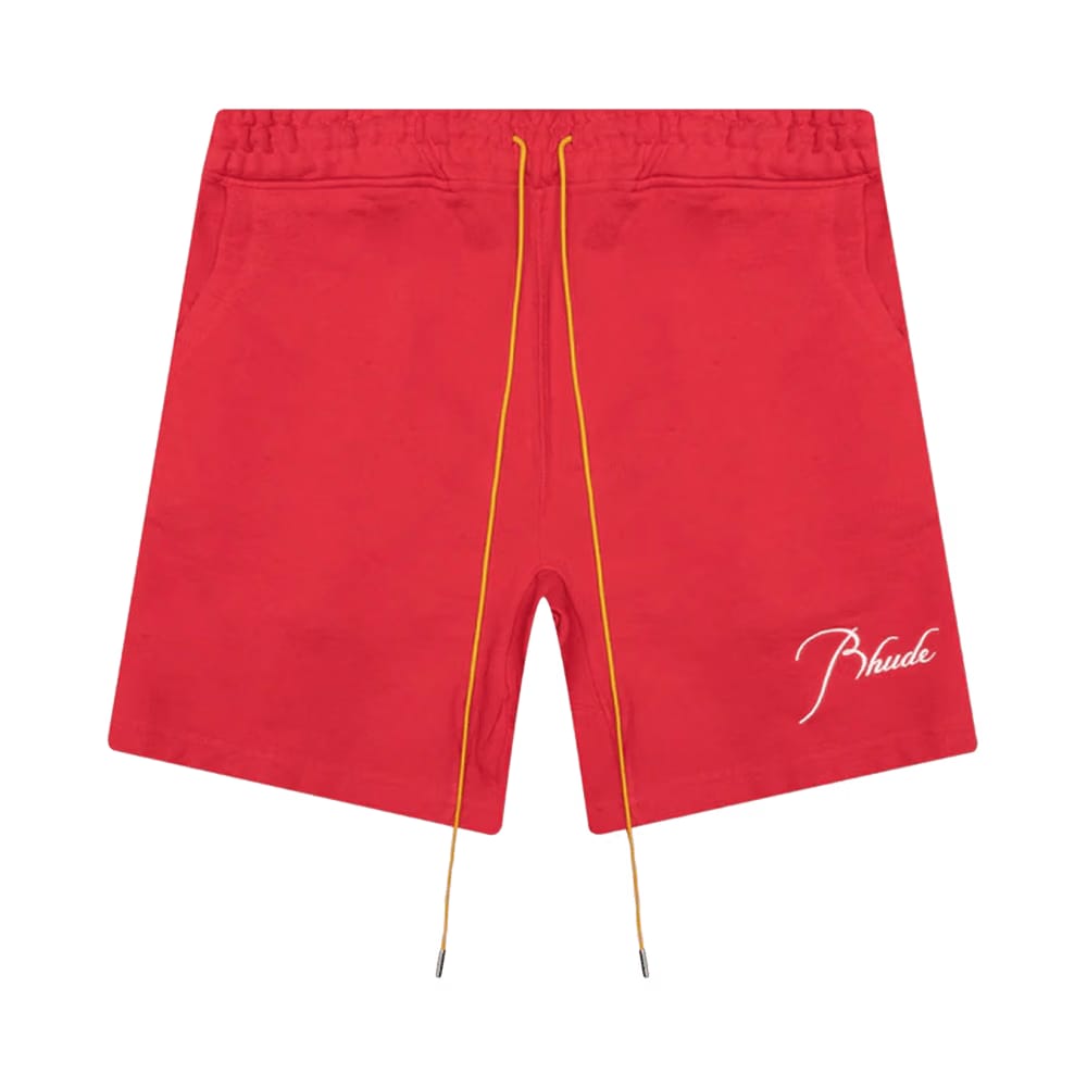 Rhude Terry Shorts Cherry Red