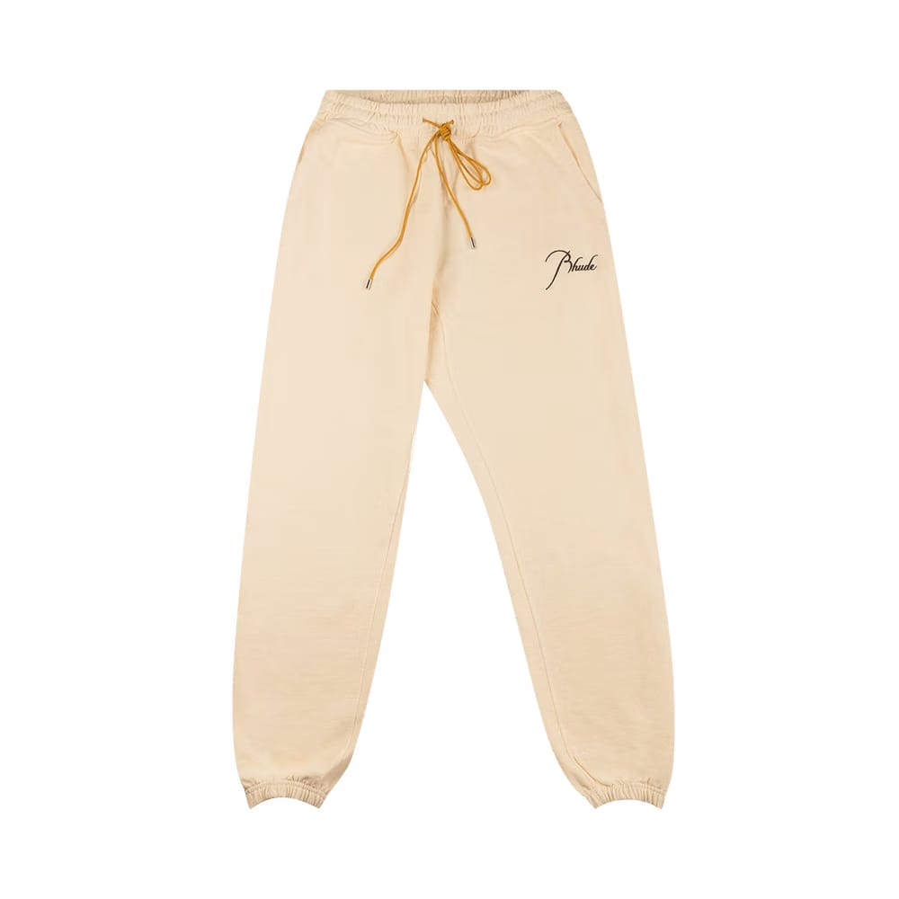 Rhude Terry Sweatpant Vintage White