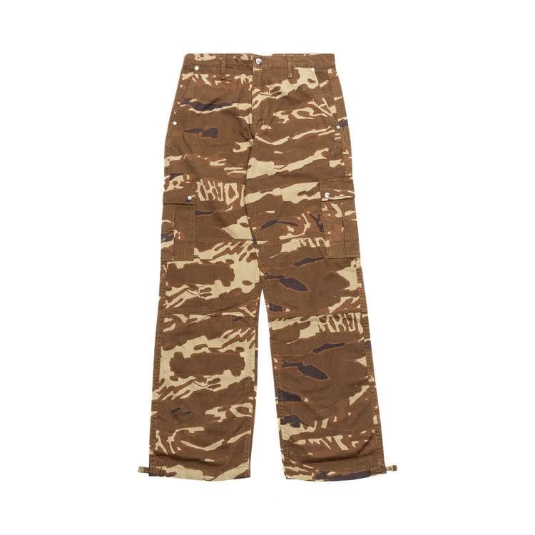 Rhude Tiger Camo Cargo Pant Tan