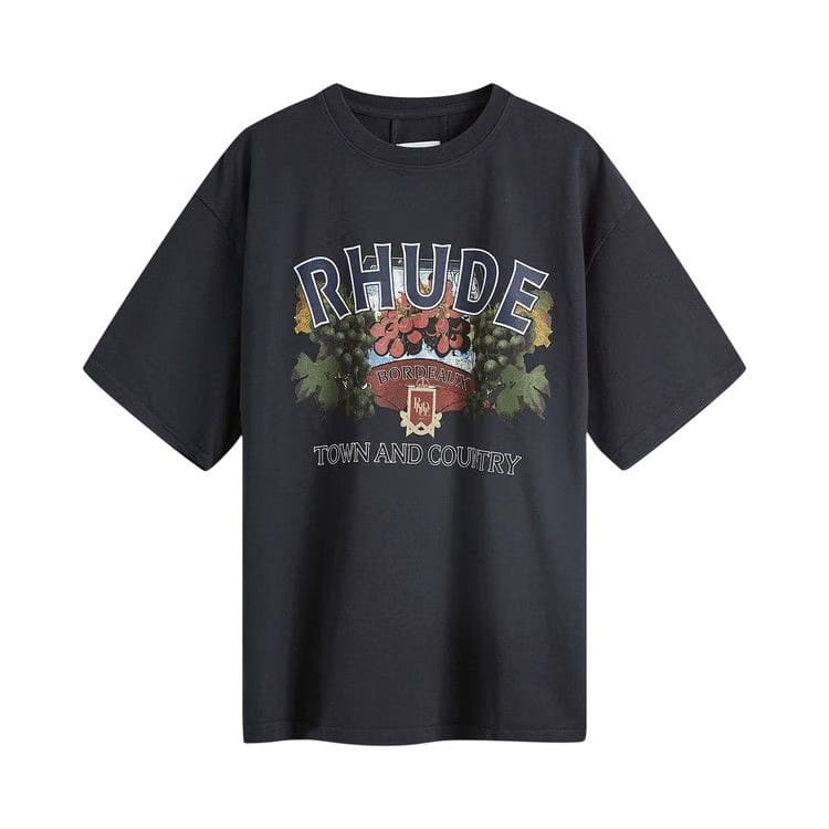 Rhude Town and Country T-Shirt Vintage Black
