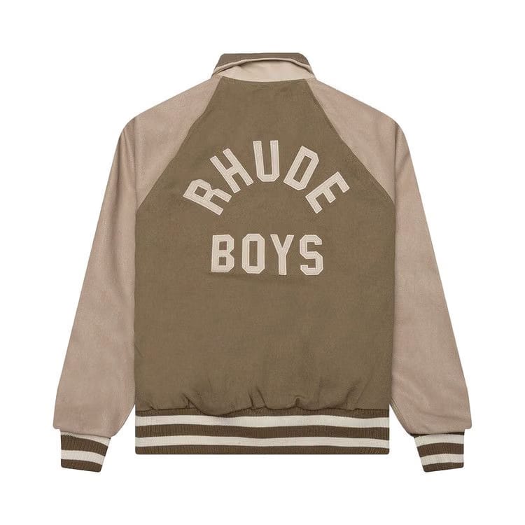 Rhude Twill Boys Bomber Beige
