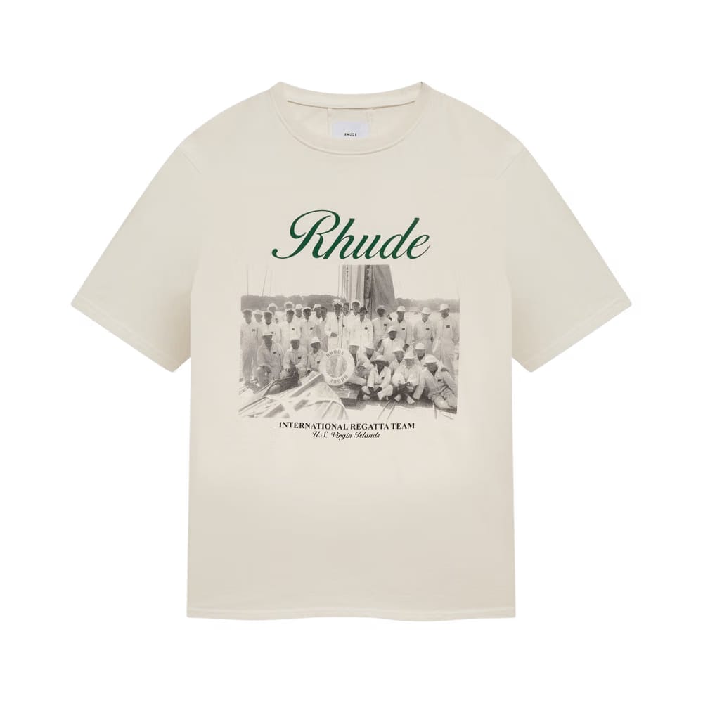 Rhude Virgin Islands Script T-Shirt White