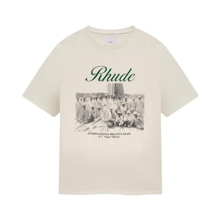 Rhude Virgin Islands Script T-Shirt White