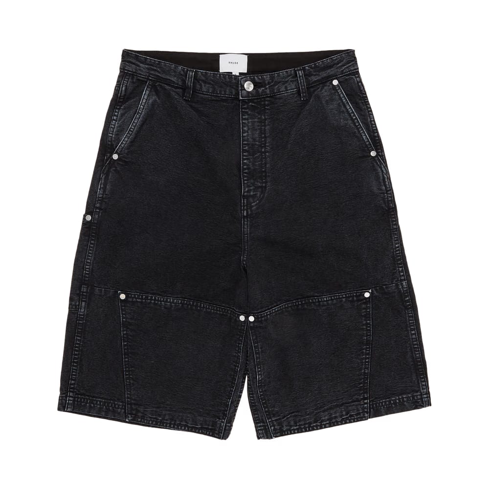 Rhude Washed Canvas Reza Shorts Blue