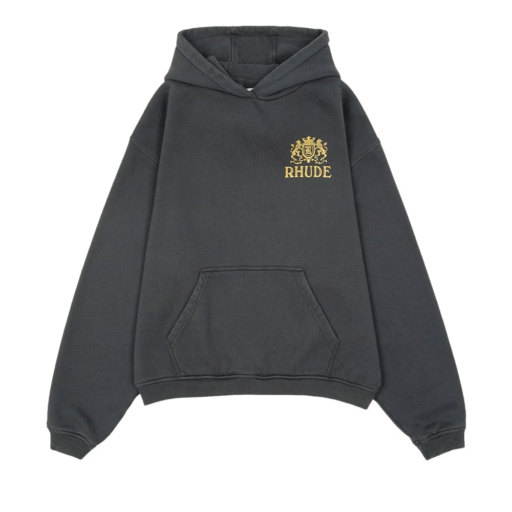 Rhude Woodland Hills Ski Hoodie Vintage Black
