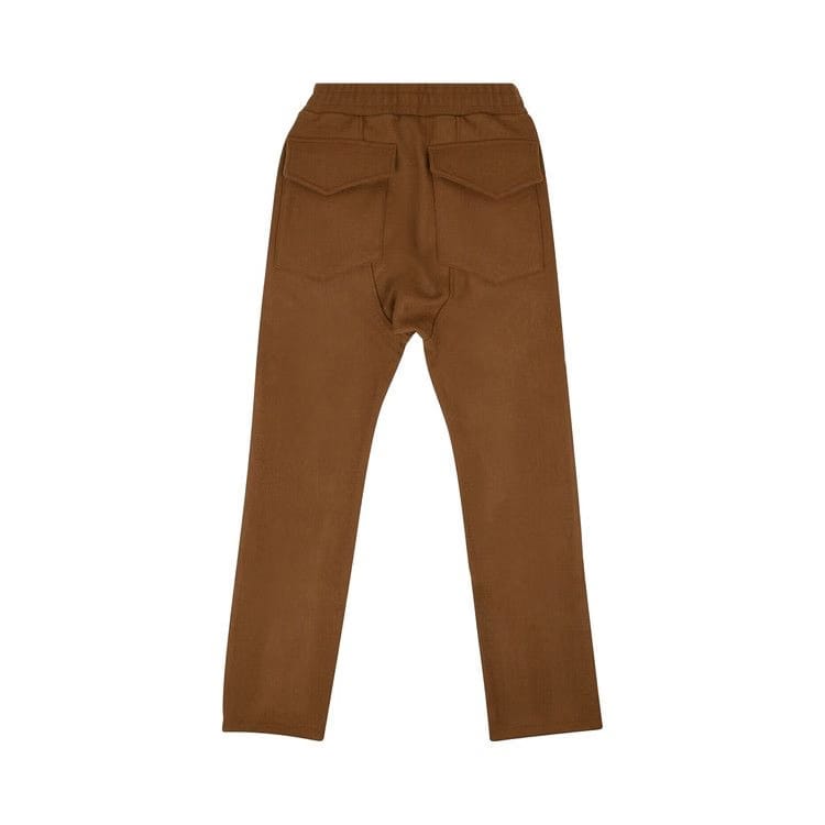 Rhude Wool Blend Straight Leg Lounge Pants Brown