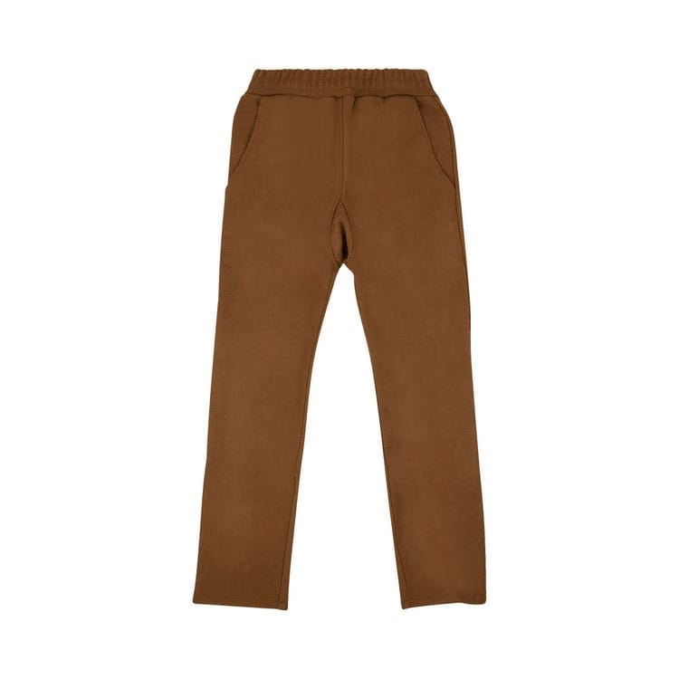 Rhude Wool Blend Straight Leg Lounge Pants Brown
