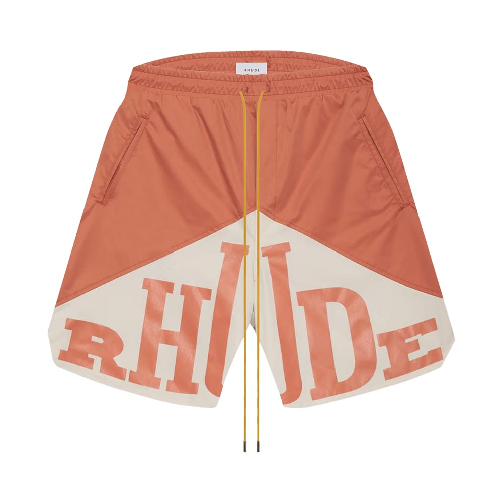 Rhude Yachting Shorts Clementine/Creme