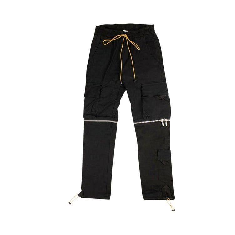 Rhude Zip Cargo Pants Black