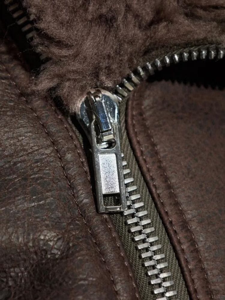 Rick Owens Bomber In Montone Hollywood Flight Jacket Darkdust