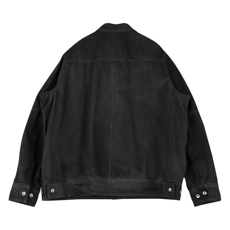 Rick Owens Denim Lido Work Jacket Dark Dust