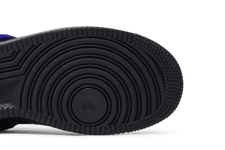 LOUIS VUITTON NIKE AIR FORCE 1 LOW BY VIRGIL ABLOH BLACK METALLIC SILVER