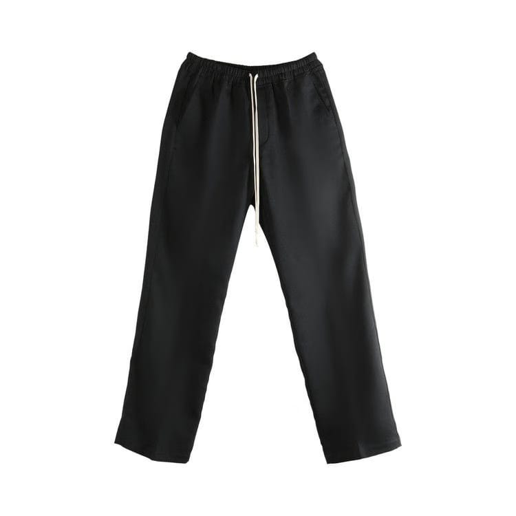 Rick Owens Dietrich Drawstring Pants Black