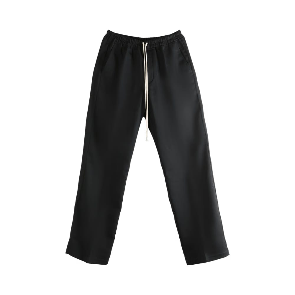 Rick Owens Dietrich Drawstring Pants Black