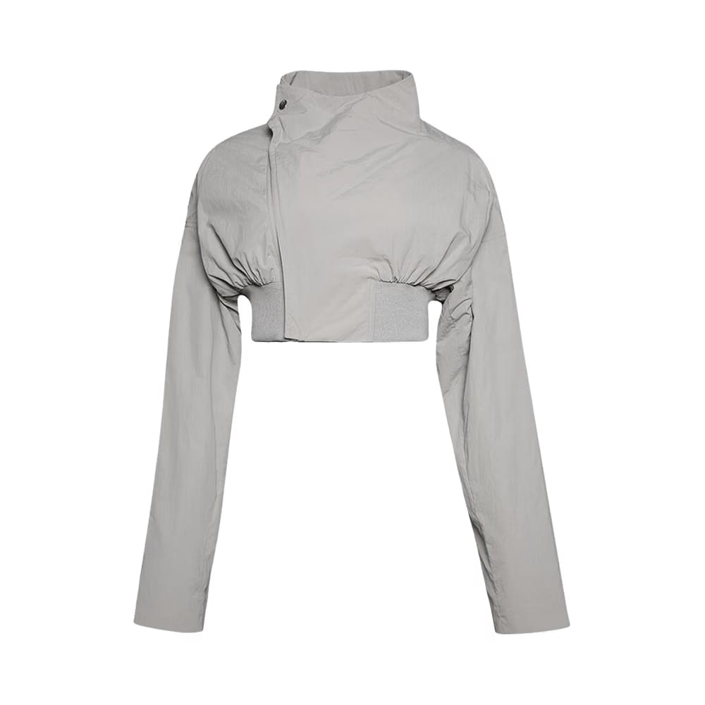 Rick Owens Hollywood Cropped Flight Bomber Pearl