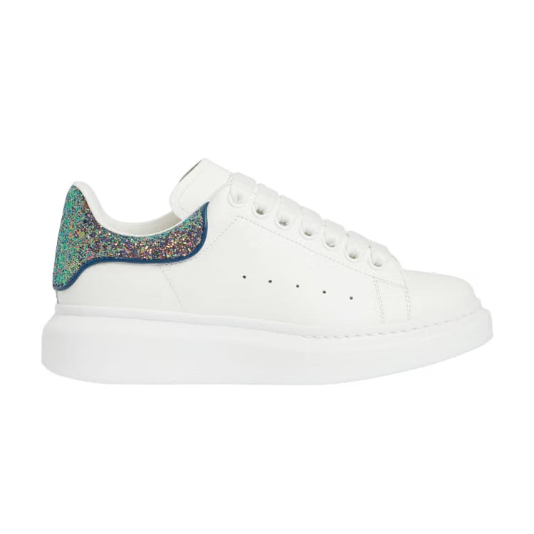 Alexander McQueen Wmns Oversized Sneaker 'White Glitter'