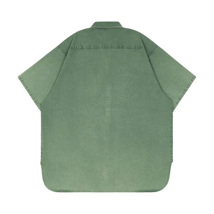 RIVINGTON roi Rebis In Times Like These Working Man Shirt Green