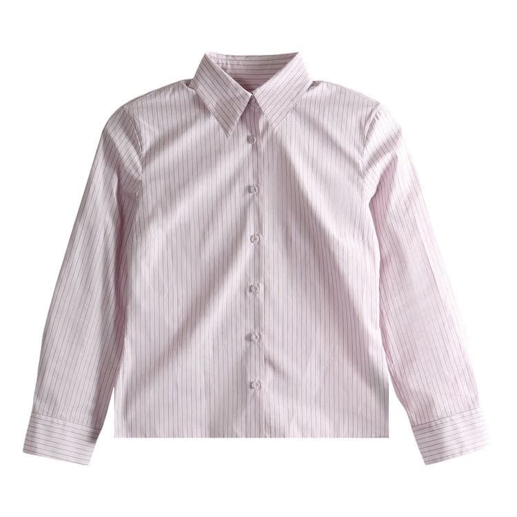 Calvin Klein Slim Daisy Shirt Baby Pink