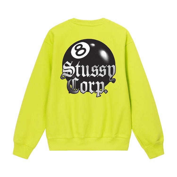 Stussy 8 Ball Corp. Crew Lime