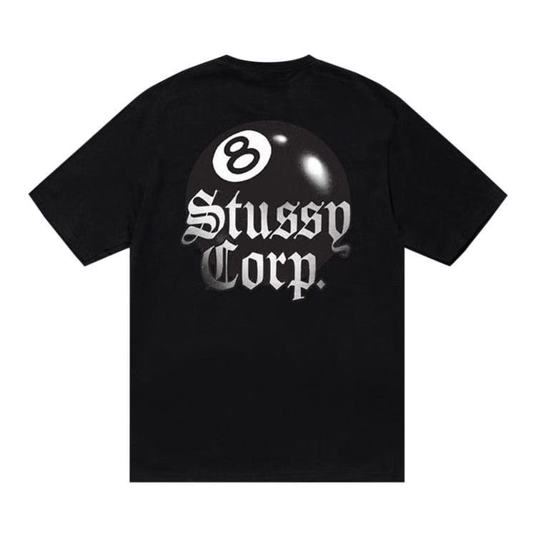 Stussy 8 Ball Corp. T-Shirt Black