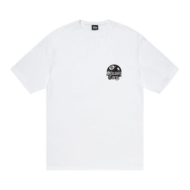 Stussy 8 Ball Corp. T-Shirt White