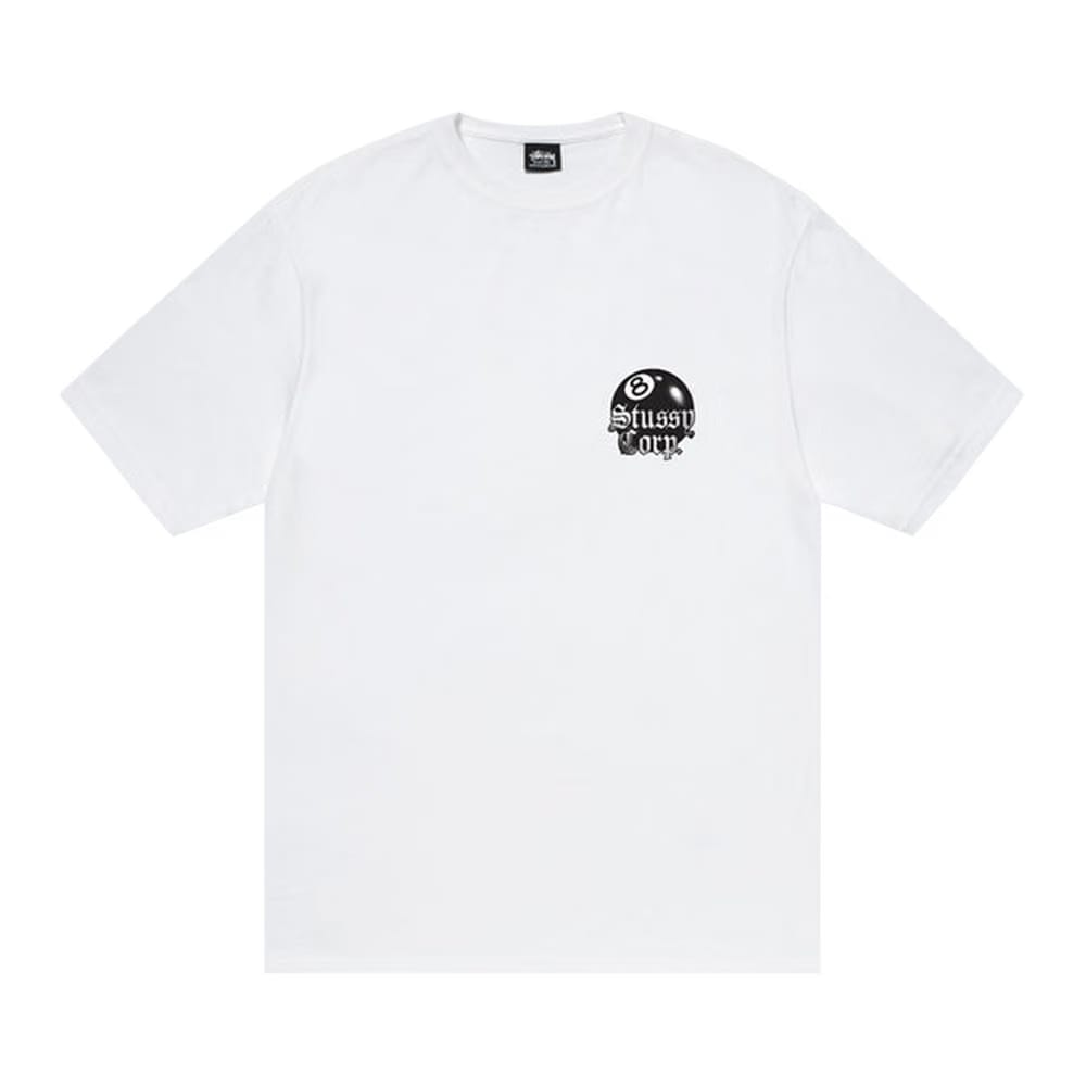 Stussy 8 Ball Corp. T-Shirt White