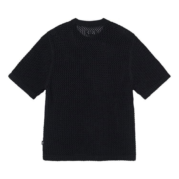 Stussy O'Dyed Mesh Crew Black