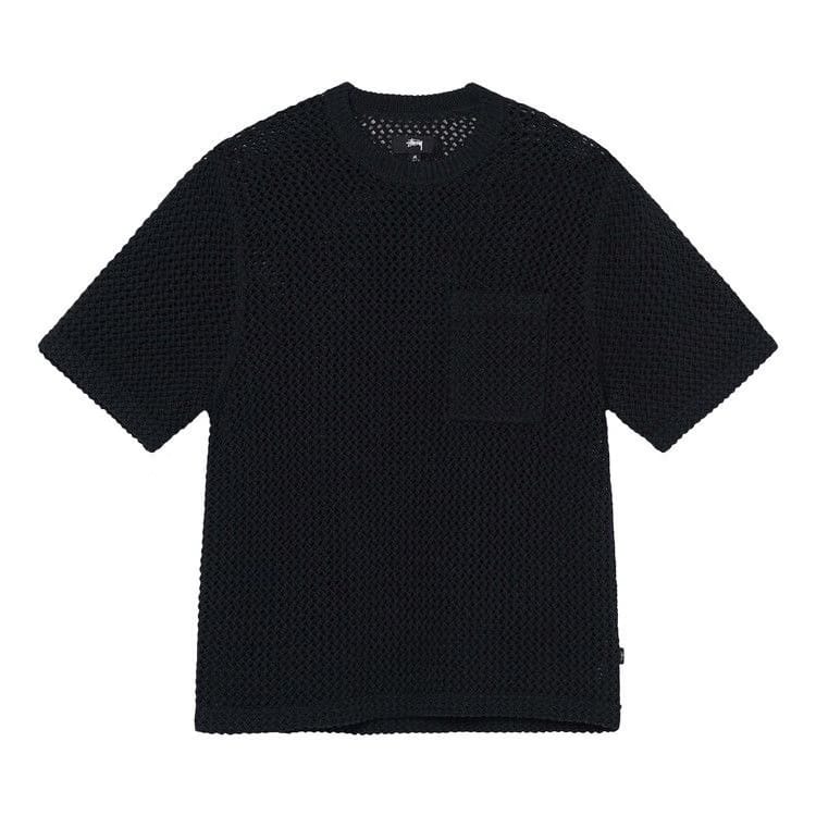 Stussy O'Dyed Mesh Crew Black