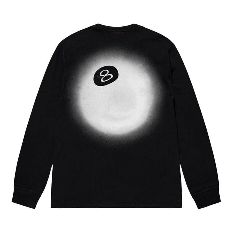 Stussy 8 Ball Fade Long-Sleeve T-Shirt Black