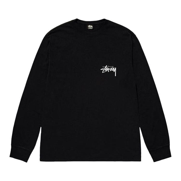 Stussy 8 Ball Fade Long-Sleeve T-Shirt Black