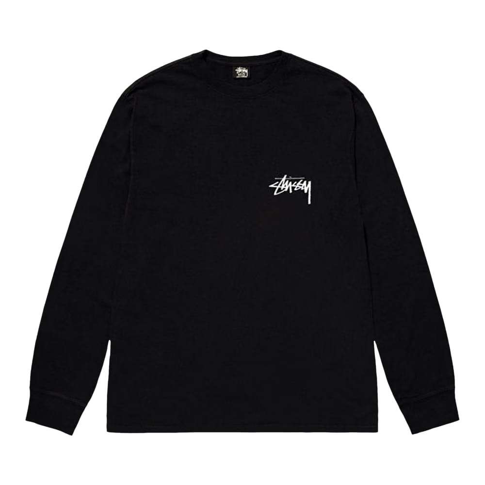 Stussy 8 Ball Fade Long-Sleeve T-Shirt Black