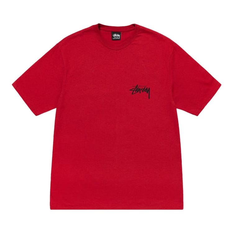 Stussy 8 Ball Fade T-Shirt Red