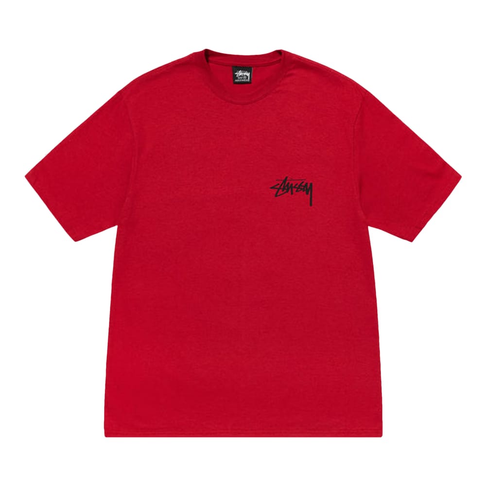 Stussy 8 Ball Fade T-Shirt Red