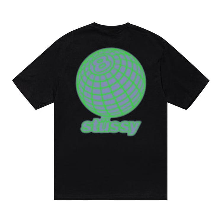 Stussy 8 Ball Grid T-Shirt Black