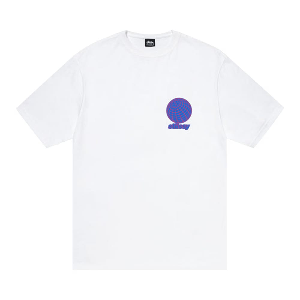Stussy 8 Ball Grid T-Shirt White
