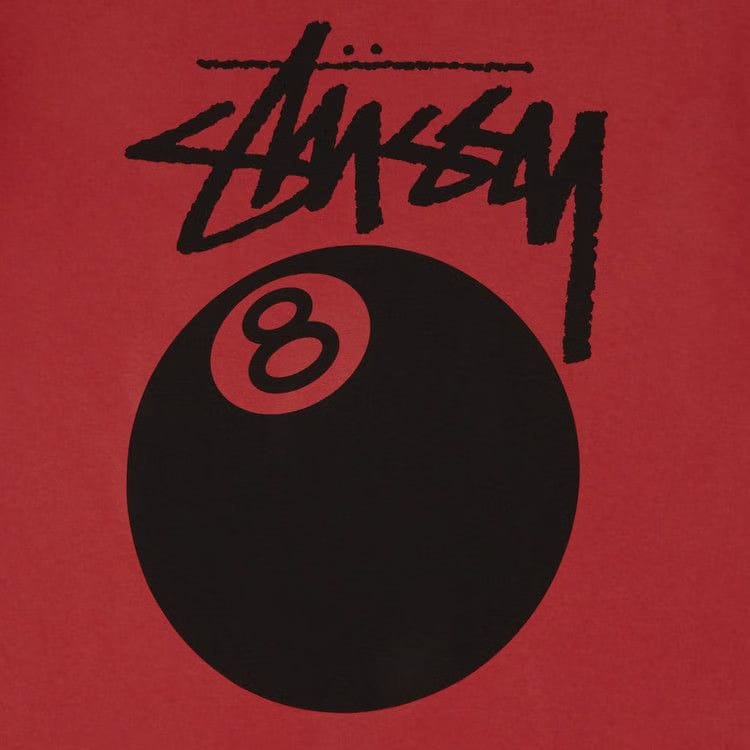 Stussy 8 Ball T-Shirt Guava