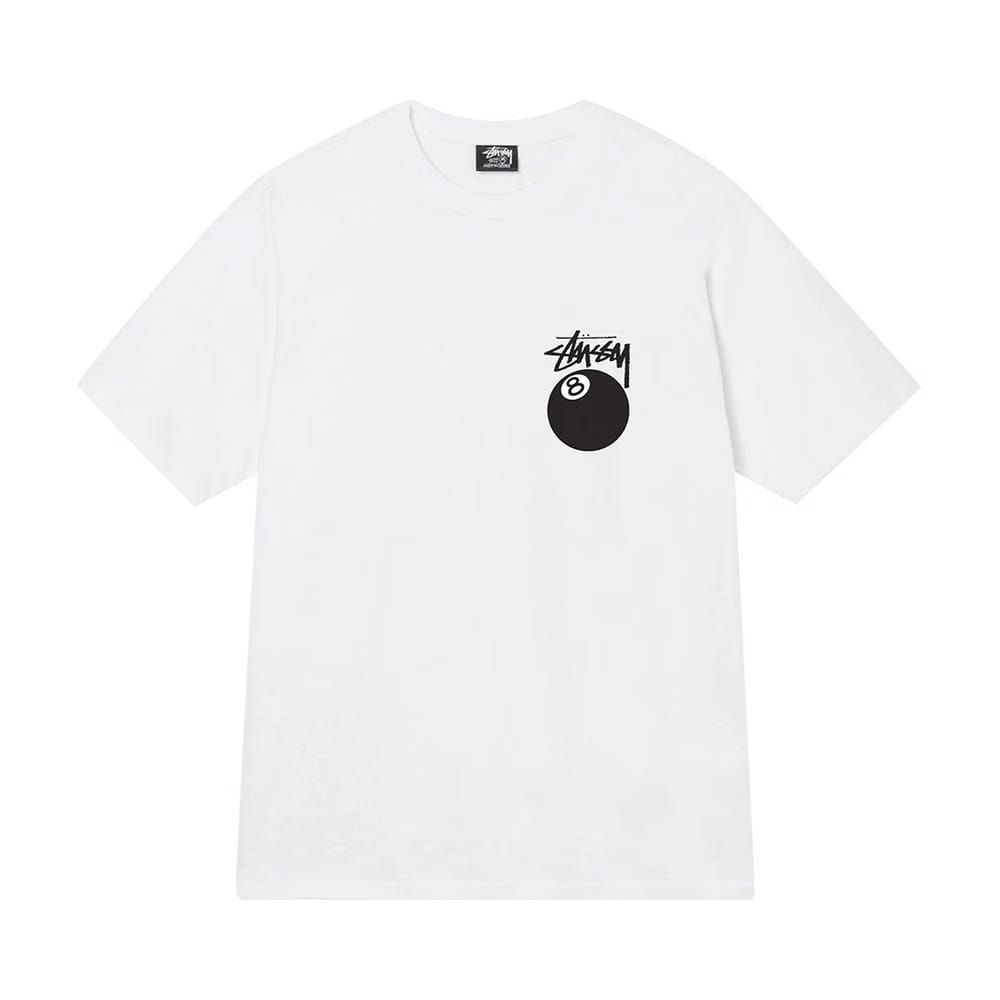 Stussy 8 Ball T-Shirt White
