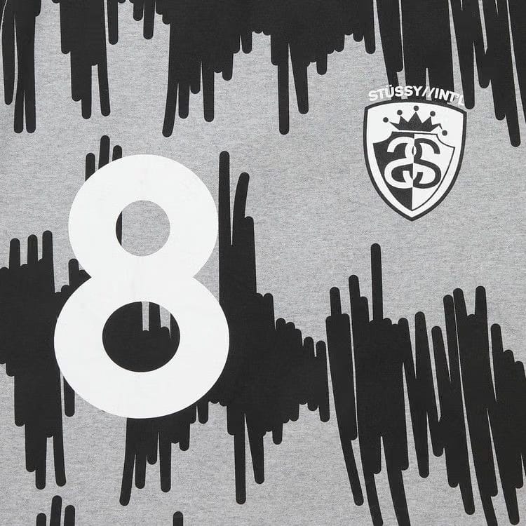 Stussy 8 Noise T-Shirt Grey Heather