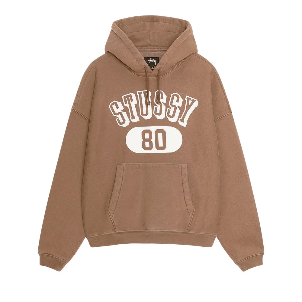 Stussy 80 Relaxed Hoodie Brown