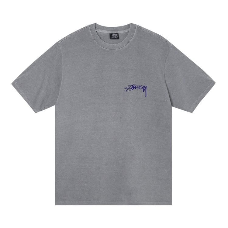 Stussy Arachnid Pigment Dyed T-Shirt Grey