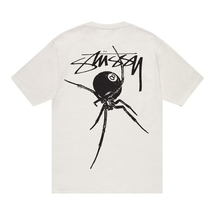 Stussy Arachnid Pigment Dyed T-Shirt Natural