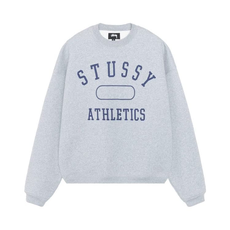Stussy Athletics Crew Grey Heather