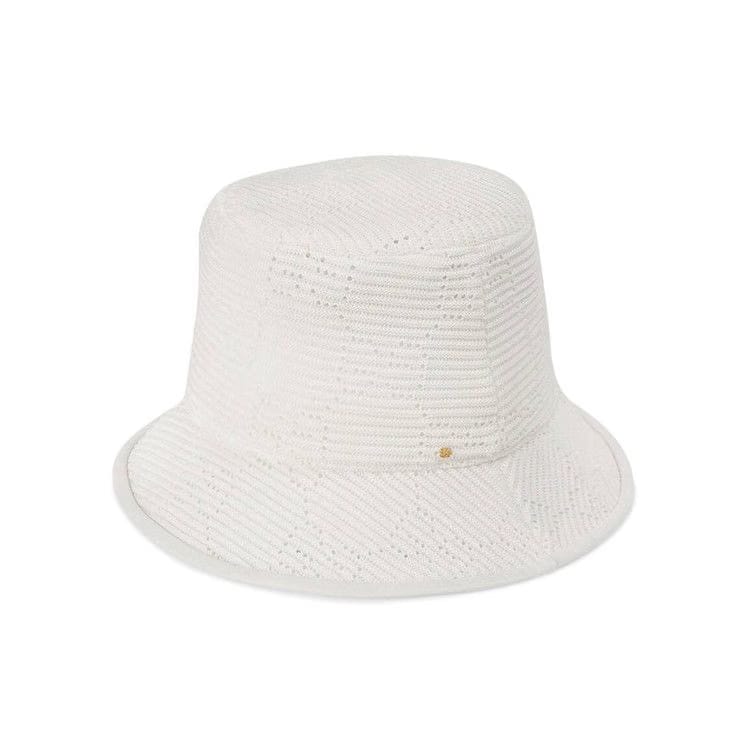 Gucci GG Cable Knit Fedora Ivory