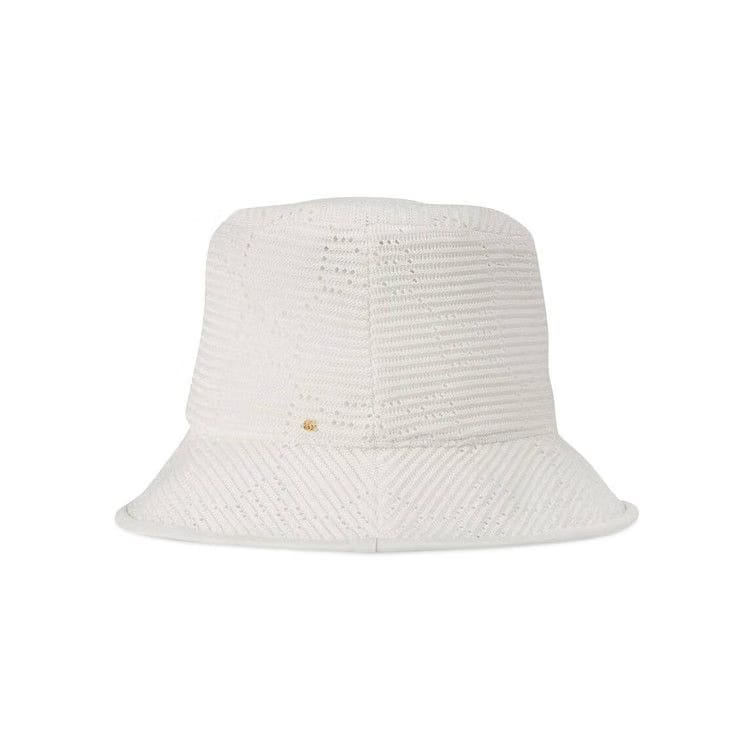 Gucci GG Cable Knit Fedora Ivory