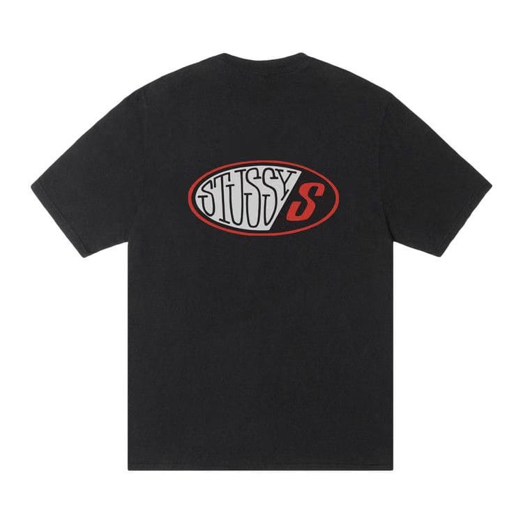 Stussy Pitstop T-Shirt Pigment Dyed Black