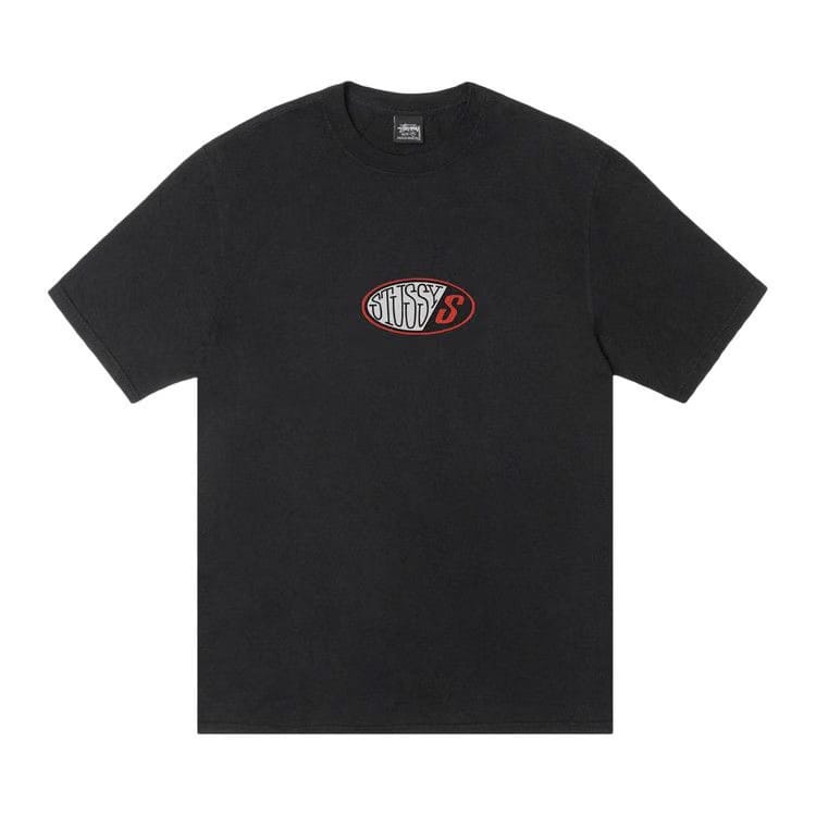 Stussy Pitstop T-Shirt Pigment Dyed Black