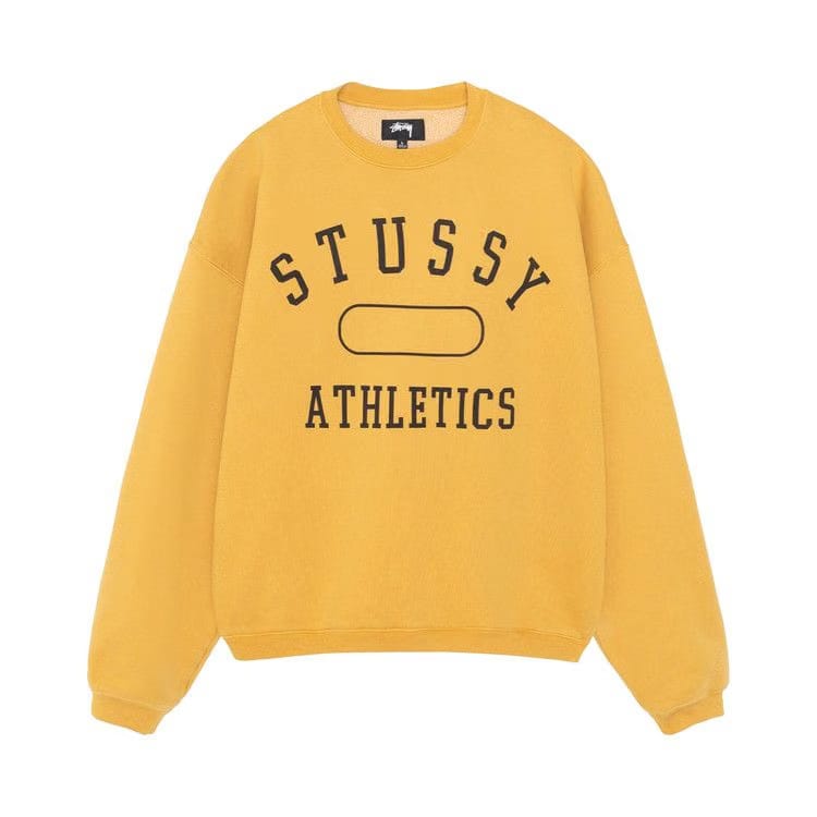 Stussy Athletics Crew Washed Gold